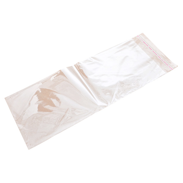 Прозрачный БОПП пакет с клеевым клапаном, 38*15 см, 100 шт. Прозрачный БОПП пакет с клеевым клапаном, 38*15 см, 100 шт.