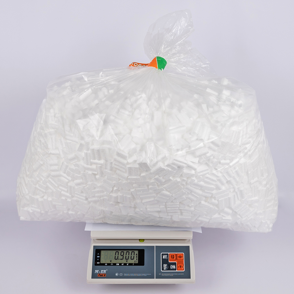 Наполнитель полистирольный «Палочки», белый, 100 л Наполнитель полистирольный «Палочки», белый, 100 л