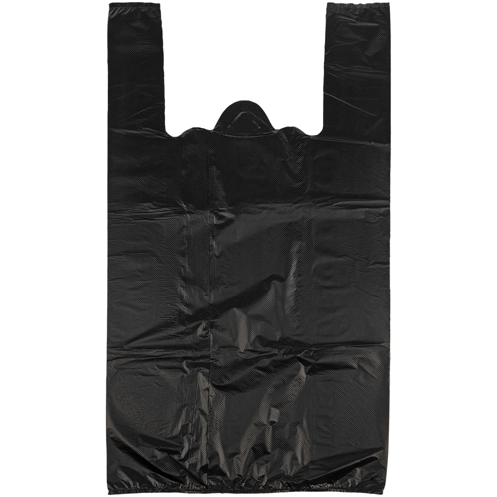 Пакет майка ПНД «Белый Медведь» чёрный, 30+16*58см, 15 мкм, 100шт. Пакет майка ПНД «Белый Медведь» чёрный, 30+16*58см, 15 мкм, 100шт.