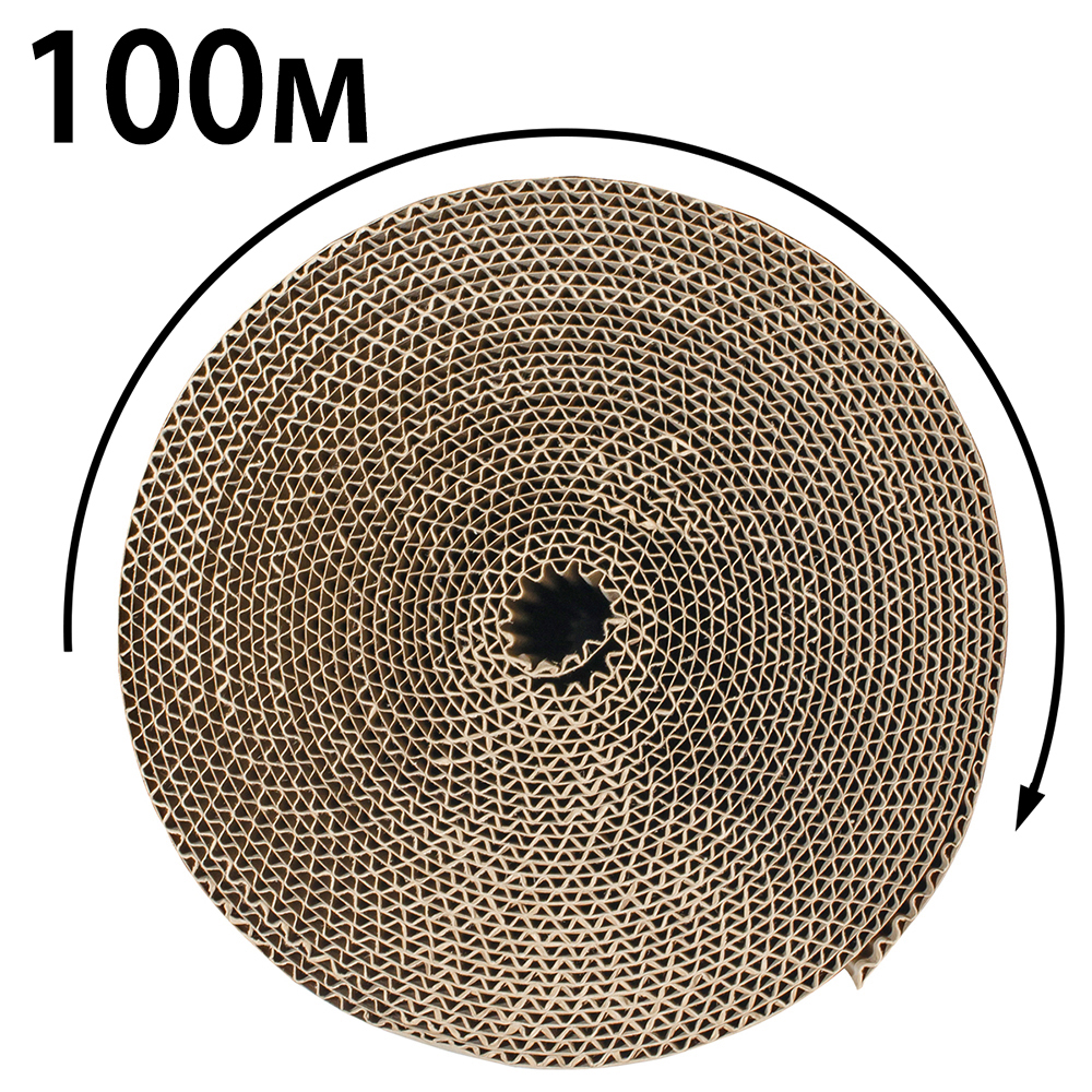 Гофрокартон рулонный Д-21, 100*1.05 м Гофрокартон рулонный Д-21, 100*1.05 м