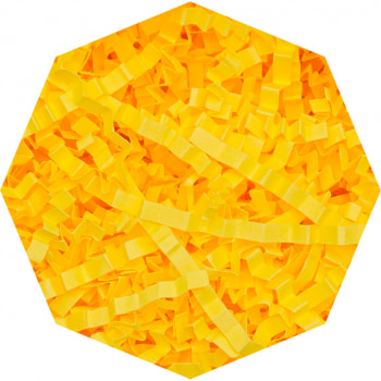 Бумажный наполнитель «Канареечно-желтый», цветная бумага, 1 кг