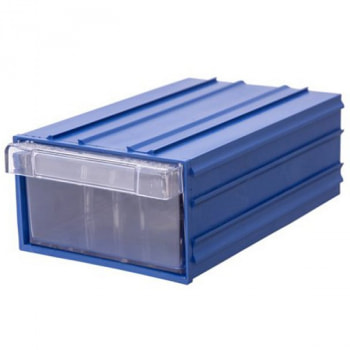 Пластиковый ящик для вещей Plastic Drawer, синий, 170*110*65 мм