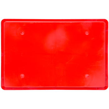 Мясной ящик Е2, красный, сплошной, 600*400*200 мм