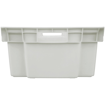 Пластиковый ящик для мяса, белый, морозостойкий, 600*400*200 мм