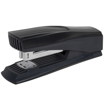 Степлер BRAUBERG «Super» для скоб №24/6 и №26/6, пластик, черный, 30 листов