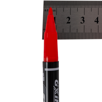 Маркер перманентный Gxin G-107A для CD/DVD, двусторонний, красный, 0.5-1 мм, 1 шт.