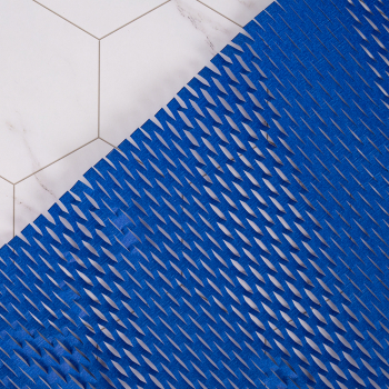 Рулон сотовой оберточной бумаги, синий, 10*0.5 м