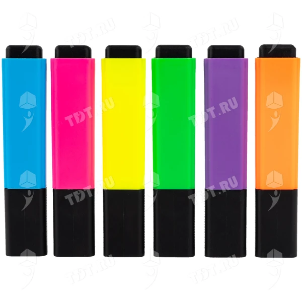 Текстовыделитель Gxin Highlighter G-342, набор 6A+6D цветов, 2-5 мм, 12 шт./уп.