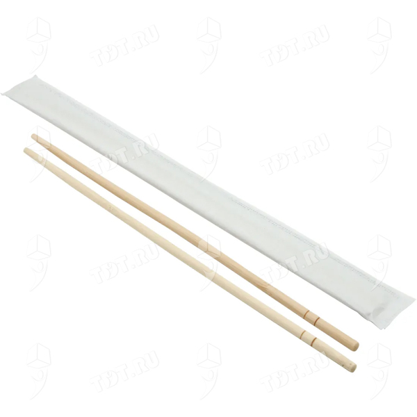Бамбуковые палочки для суши, круглые, индивидуальная упаковка, 23 см, 100 пар