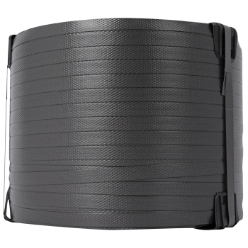 Стреппинг лента полипропиленовая (ПП), 15мм*0.8мм*500м, серая