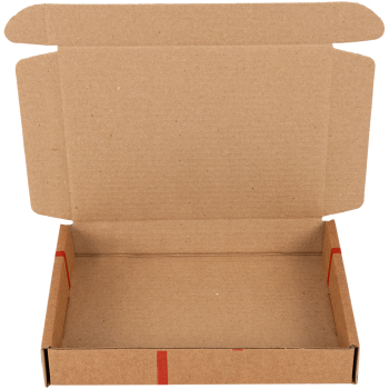 Самосборный короб «Бантик», бурый, 260*195*42 мм, Т-23 В