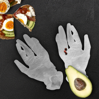 Перчатки виниловые A.D.M., белые, размер L, 100 шт./уп. Перчатки виниловые A.D.M., белые, размер L, 100 шт./уп.