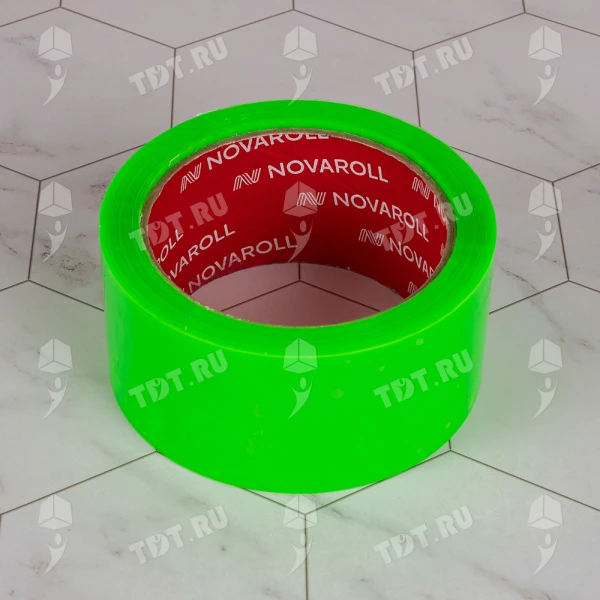 Клейкая лента зеленая Nova Roll ID Tape, 48мм*66м*45мкм