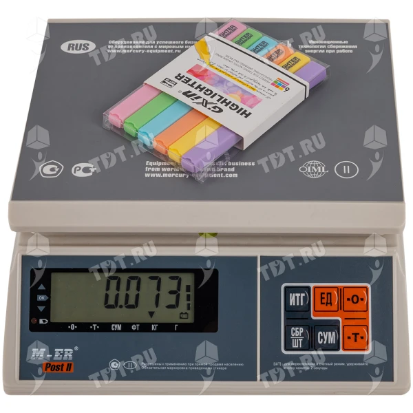 Текстовыделитель Gxin Highlighter G-343, набор 6 неон-цветов, 1-5 мм, 6 шт./уп.
