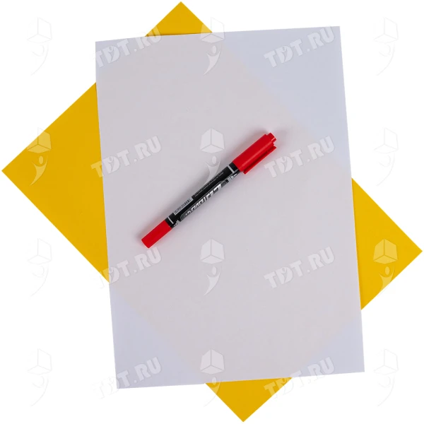 Маркер перманентный Gxin G-107A для CD/DVD, двусторонний, красный, 0.5-1 мм, 12 шт./уп.