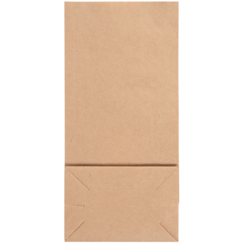 Крафт пакет с круглым окном, двухслойный, 70 г/м², 12*8*25 см, ламинированный