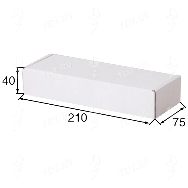 Короб КС-428 МГФ, белый, 210*75*40 мм