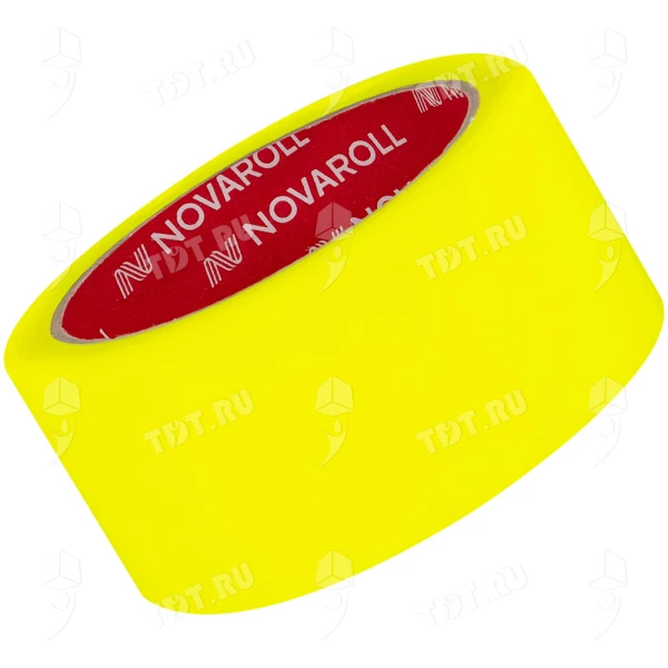 Клейкая лента лимонная Nova Roll ID Tape, 48мм*66м*45мкм