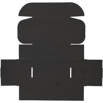 Короб №205 (премиум), чёрный, 180*110*85 мм