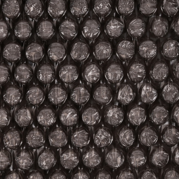 Воздушно пузырьковая пленка, 50*0.6 м «Black bubble», 40 г/м², чёрная, двухслойная