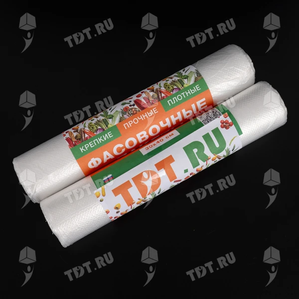 Пакеты фасовочные ПНД в рулоне, 30*40см, 30 мкм, 160 шт.