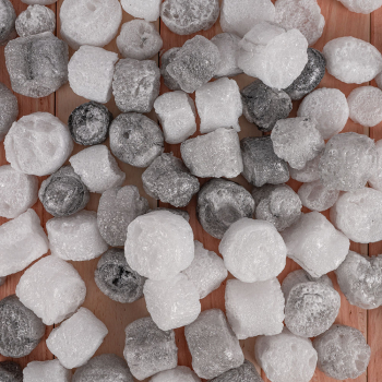 Наполнитель полистирольный «Конфетти», чёрно-белый, 200 л