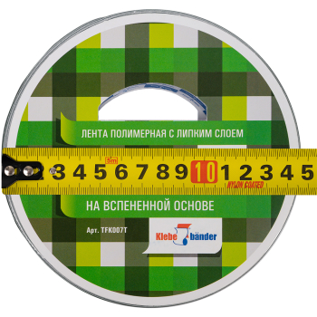 Двусторонняя лента Klebebander на вспененной основе, 25мм*10м Двусторонняя лента Klebebander на вспененной основе, 25мм*10м