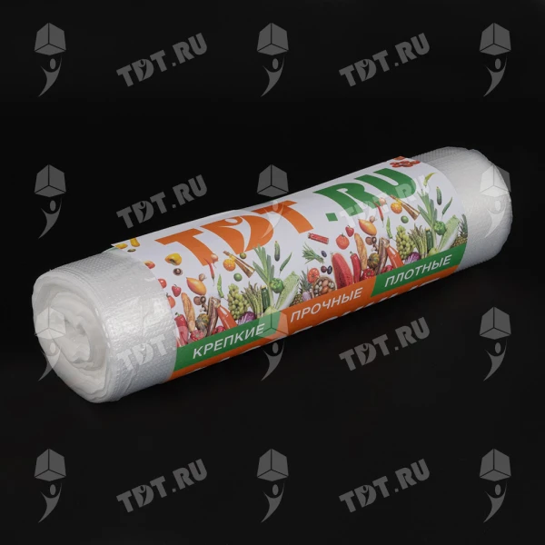 Пакеты фасовочные ПНД в рулоне, 24*37см, 50 мкм, 150 шт.