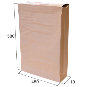 Закрытый крафт мешок трехслойный, 70 г/м², 45*11*58 см Закрытый крафт мешок трехслойный, 70 г/м², 45*11*58 см