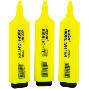 Текстовыделитель Gxin Highlighter G-342, желтый, 2-5 мм, 1 шт.