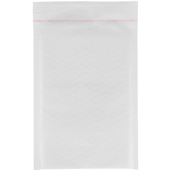 Белый крафт пакет с прослойкой и стрип-лентой, 20*27 см, D/1