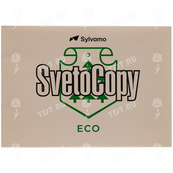 Офисная бумага SvetoCopy ECO, формат А4, 500 листов/пачка, 80 г/м²