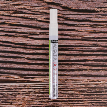 Маркер-краска перманентный Gxin G-862A, белый, 4 мм, 1 шт.