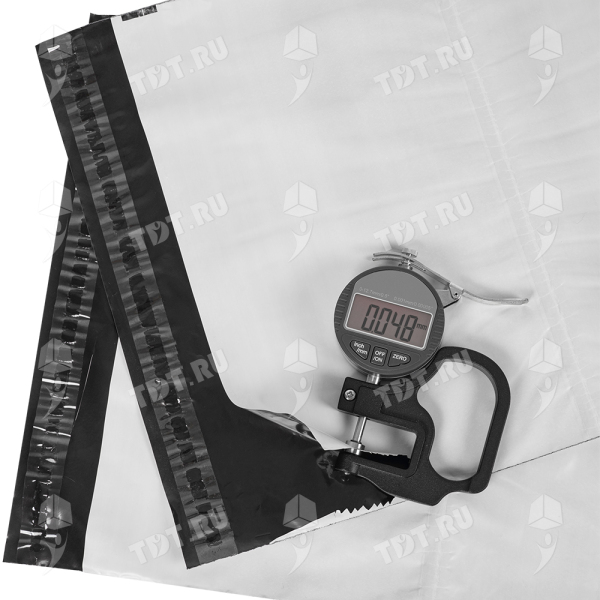Курьер-пакет с карманом, без печати, 300*400+40 мм, 50 мкм