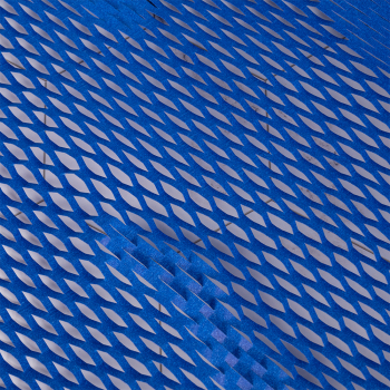 Рулон сотовой оберточной бумаги, синий, 10*0.5 м