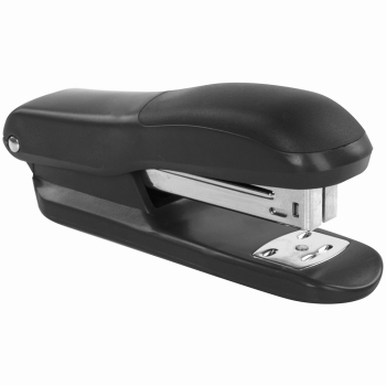 Степлер BRAUBERG «SX-39» для скоб №24/6 и №26/6, пластик, черный, 25 листов