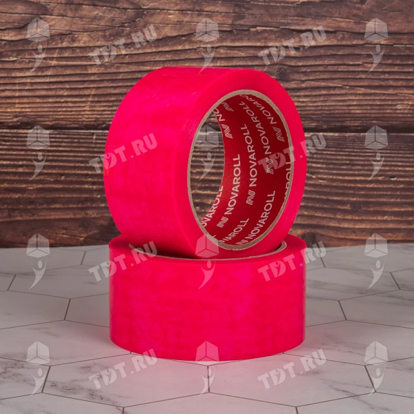 Клейкая лента фуксия Nova Roll ID Tape, 48мм*66м*45мкм