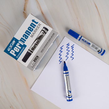 Маркер перманентный Gxin G-110, синий, 2-3 мм, 1 шт.