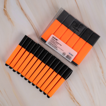 Текстовыделитель Gxin Highlighter G-342, оранжевый, 2-5 мм, 12 шт./уп.