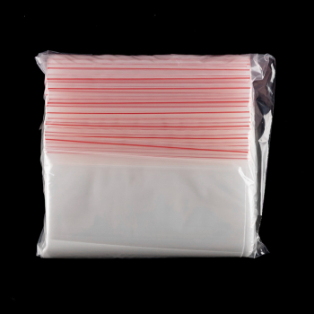 Пакет Zip Lock с полосой для надписи, прозрачный, 180*250 мм, 70 мкм, 100 шт.