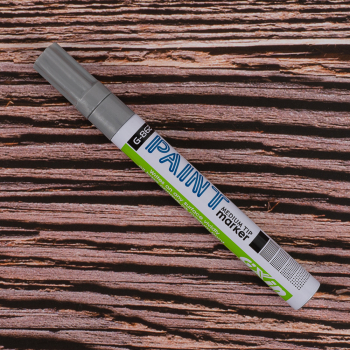 Маркер-краска перманентный Gxin G-862A, серебряный, 4 мм, 1 шт.