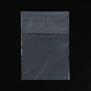 Курьер-пакет прозрачный, без кармана, 190*240+40 мм, 50 мкм, 100 шт.