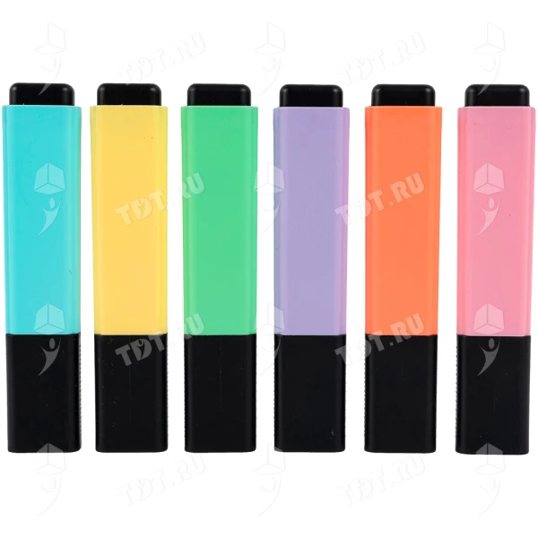 Текстовыделитель Gxin Highlighter G-342, набор 6A+6D цветов, 2-5 мм, 12 шт./уп.