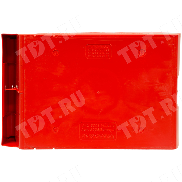 Ящик для склада Venezia PP, красный, 500*310*250 мм