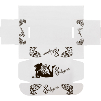 Подарочная коробка «С 8 Марта! - Фея», беленая, 216*175*106 мм