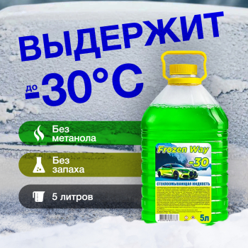Незамерзающая жидкость для омывателя автостекол Frozen Way, 5 л