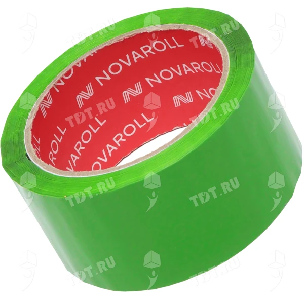 Клейкая лента зеленая Nova Roll ID Tape, 48мм*66м*45мкм