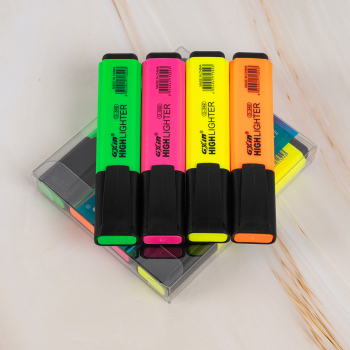 Текстовыделитель Gxin Highlighter G-342, набор 4 неон-цвета, 2-5 мм, 4 шт./уп.