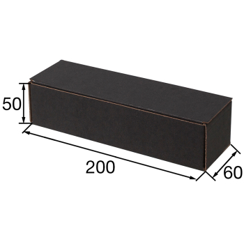 Короб КС-509 МГФ, чёрный, 200*60*50 мм
