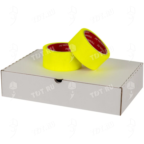 Клейкая лента лимонная Nova Roll ID Tape, 48мм*66м*45мкм
